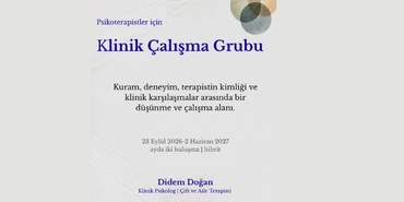 Psikoterapistler İçin Klinik Çalışma Grubu