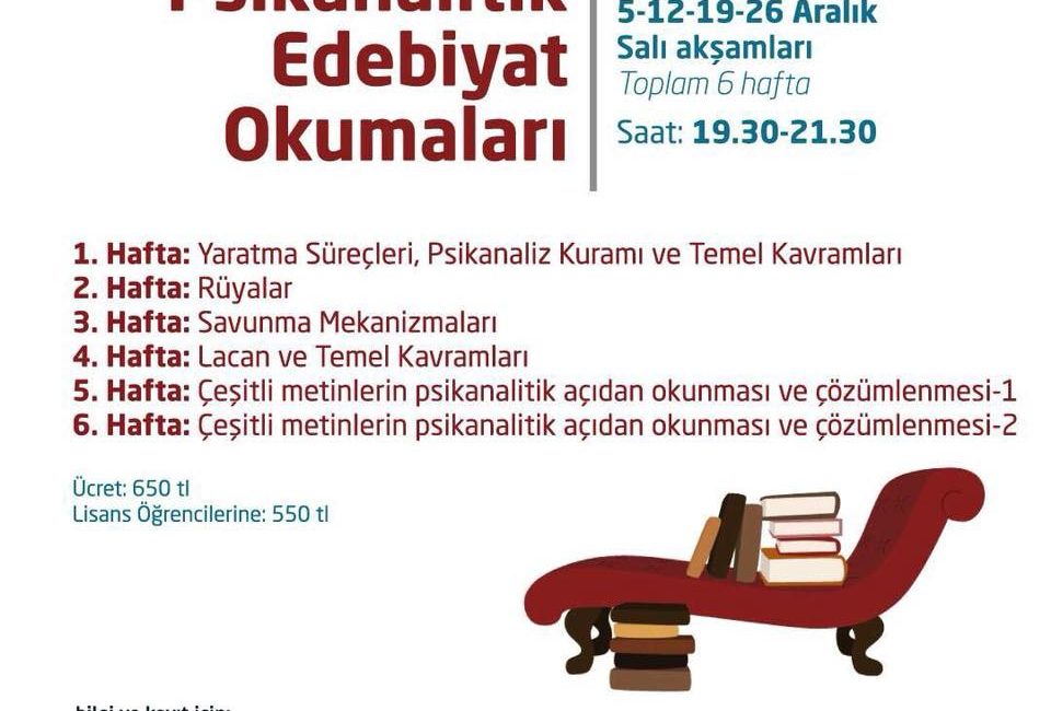 Tuğçe Isıyel ile Psikanalitik Edebiyat Okumaları