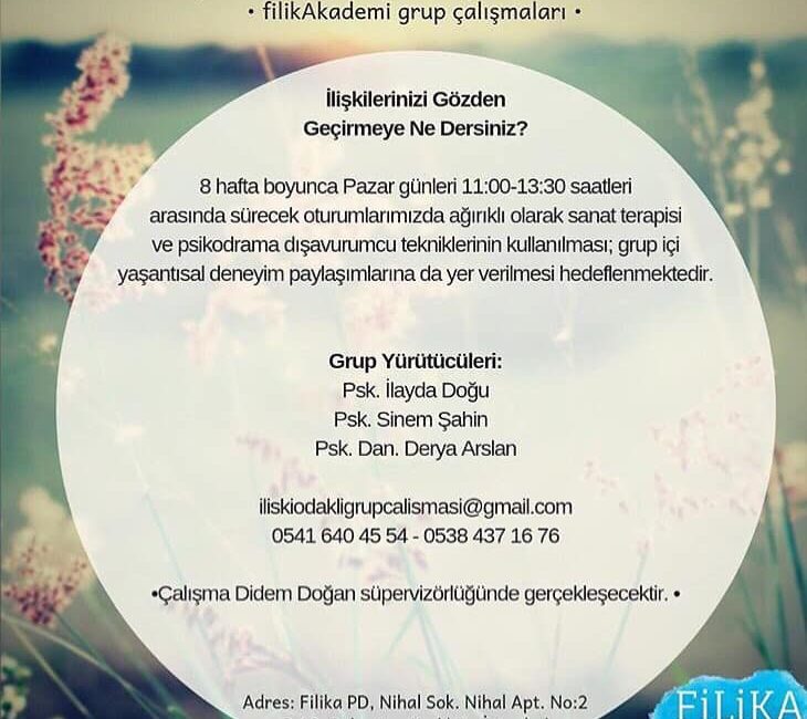 İlişki Odaklı Grup Çalışmaları