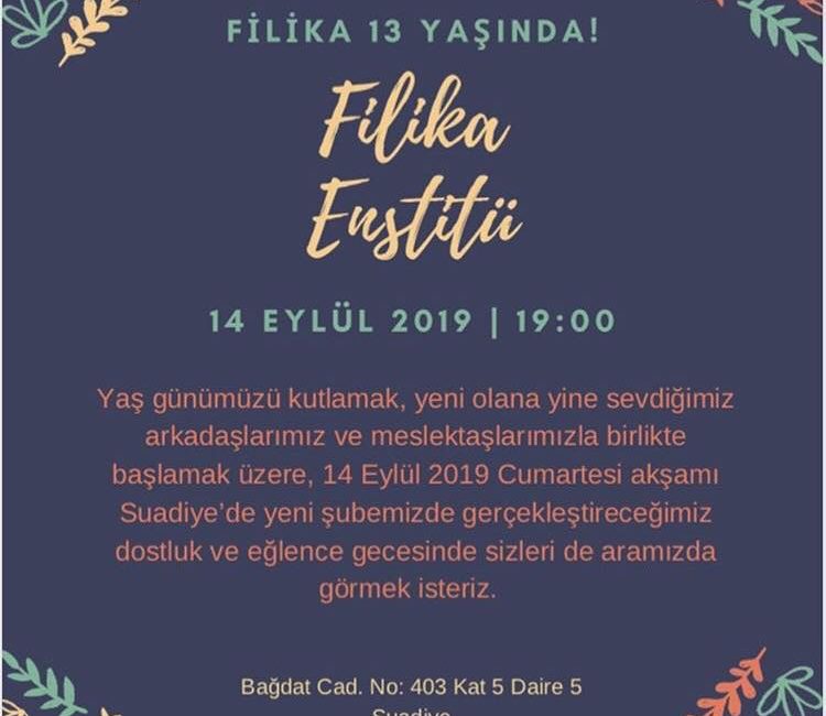 Filika 13 Yaşında!