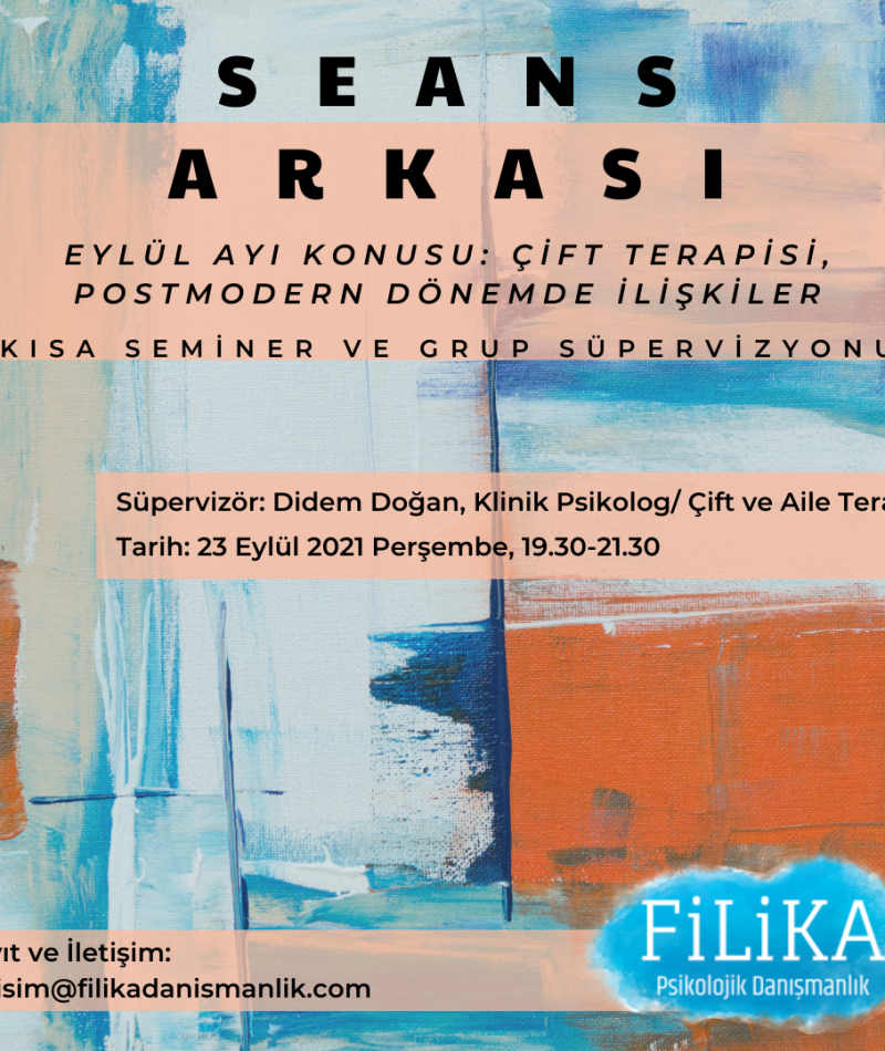 Seans Arkası: Kısa Seminer ve Grup Süpervizyonu