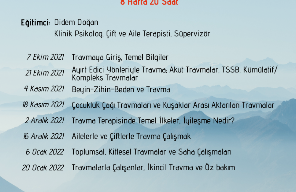 Travma Dersleri: Teori ve Vaka Paylaşımı