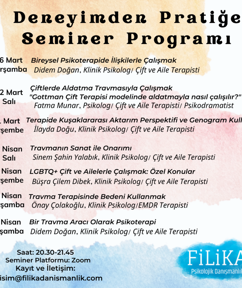 Deneyimden Pratiğe Seminer Programı