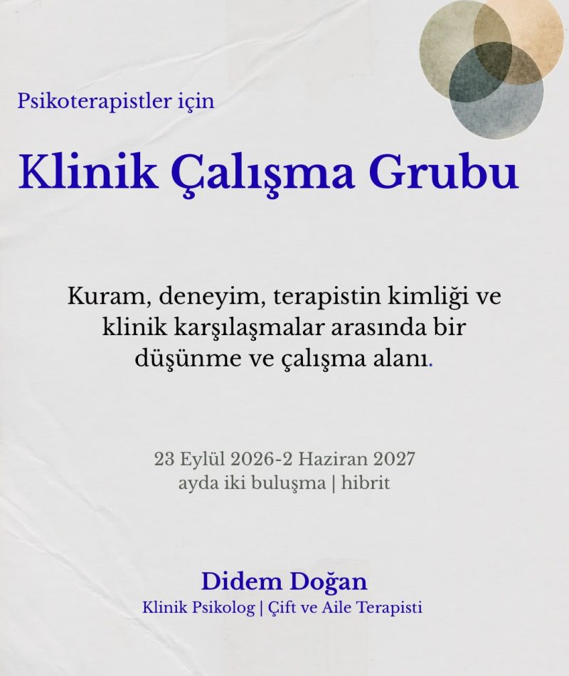 Psikoterapistler İçin Klinik Çalışma Grubu